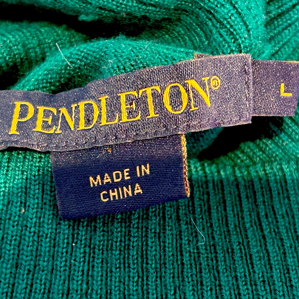 Nwot Pendleton Sl Merino Wool Turtleneck Sweater … - image 3